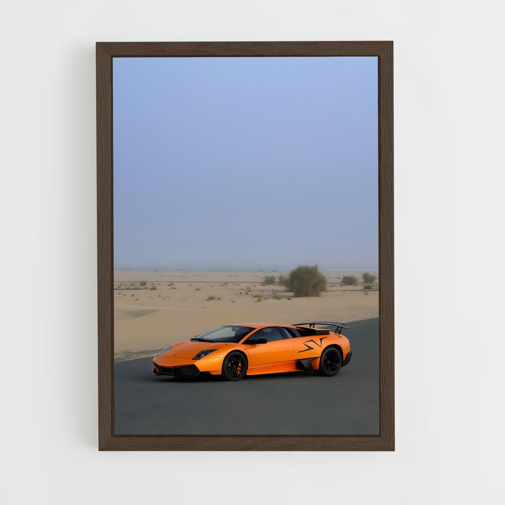 Poster Desert Dream Machine – affiche Lamborghini (vue 5)